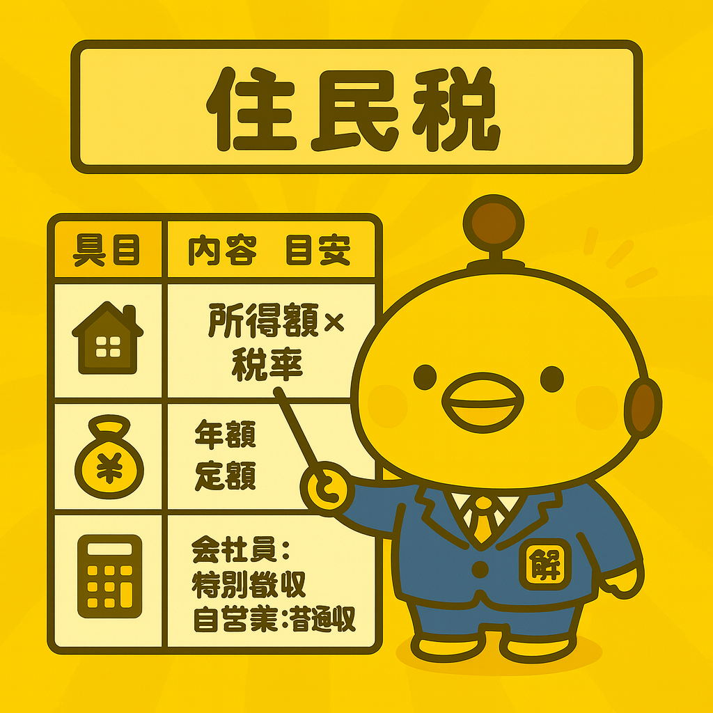 住民税のイメージ