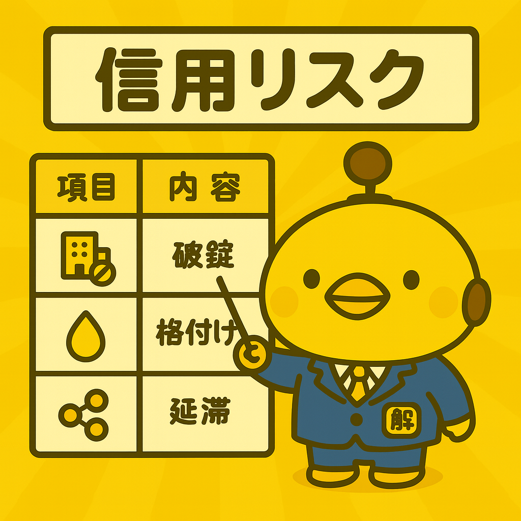 信用リスクのイメージ