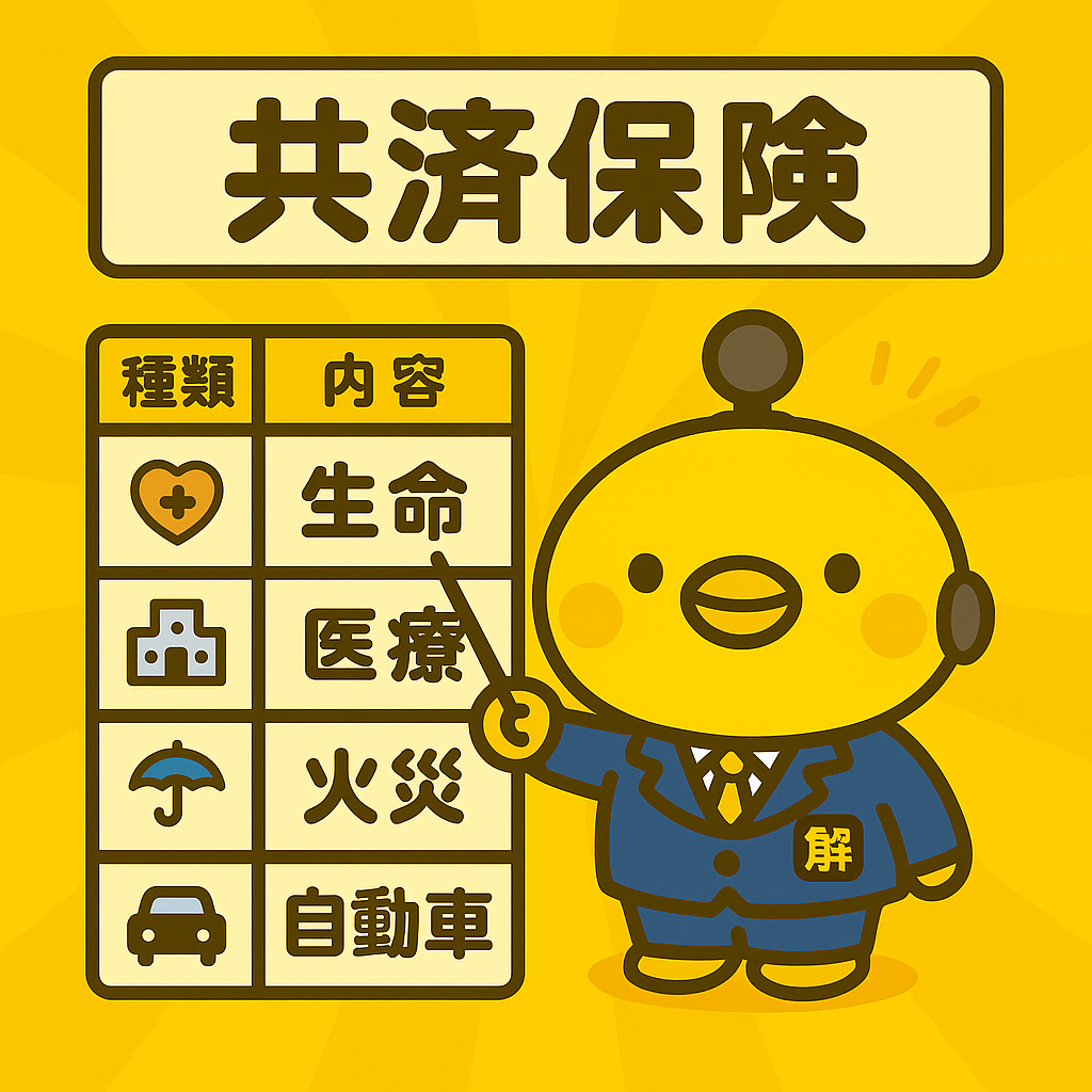共済保険のイメージ