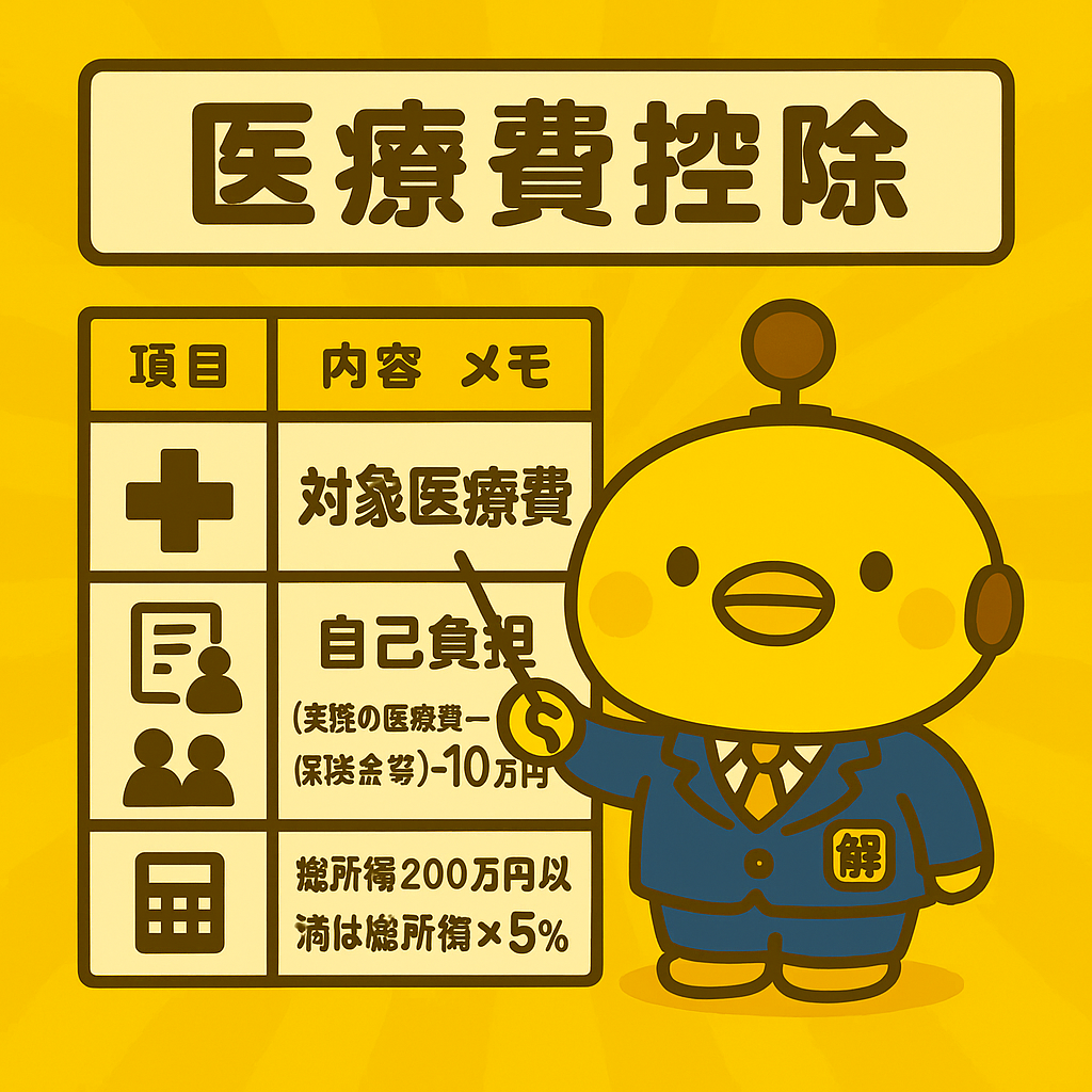 医療費控除のイメージ