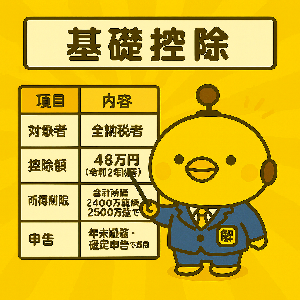 基礎控除のイメージ