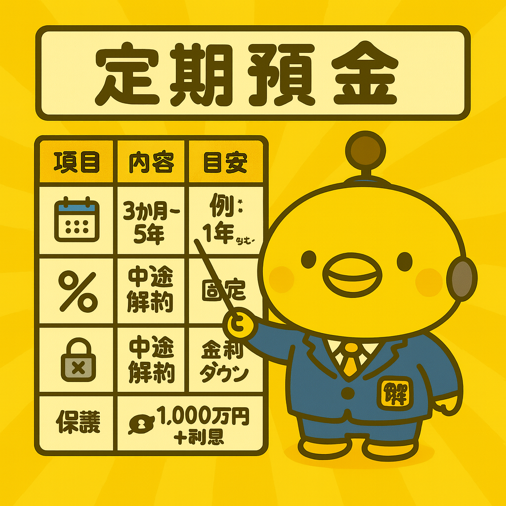 定期預金のイメージ