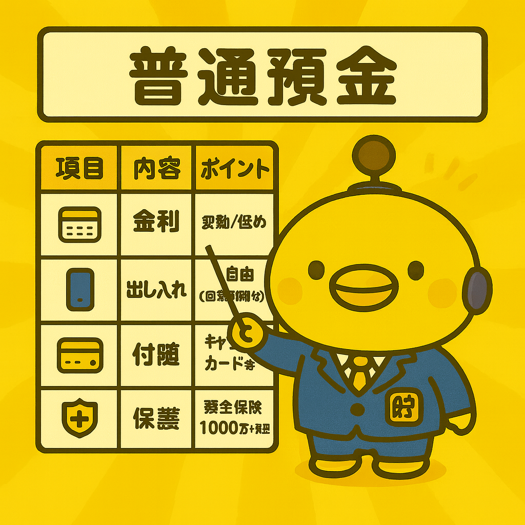 普通預金のイメージ