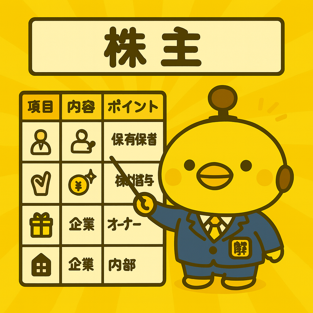 株主制度のイメージ