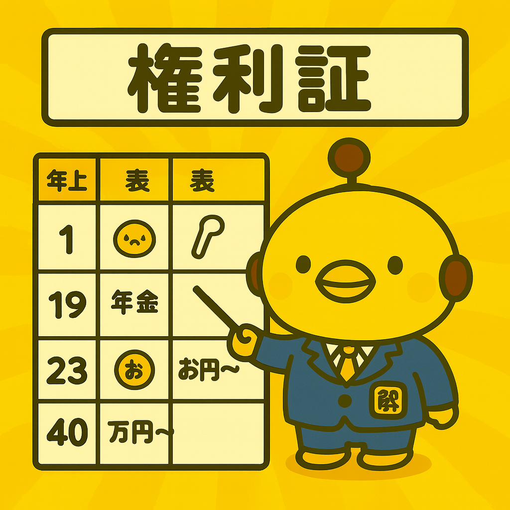 権利証のイメージ