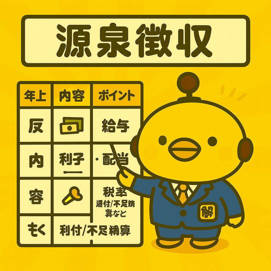 源泉徴収のイメージ