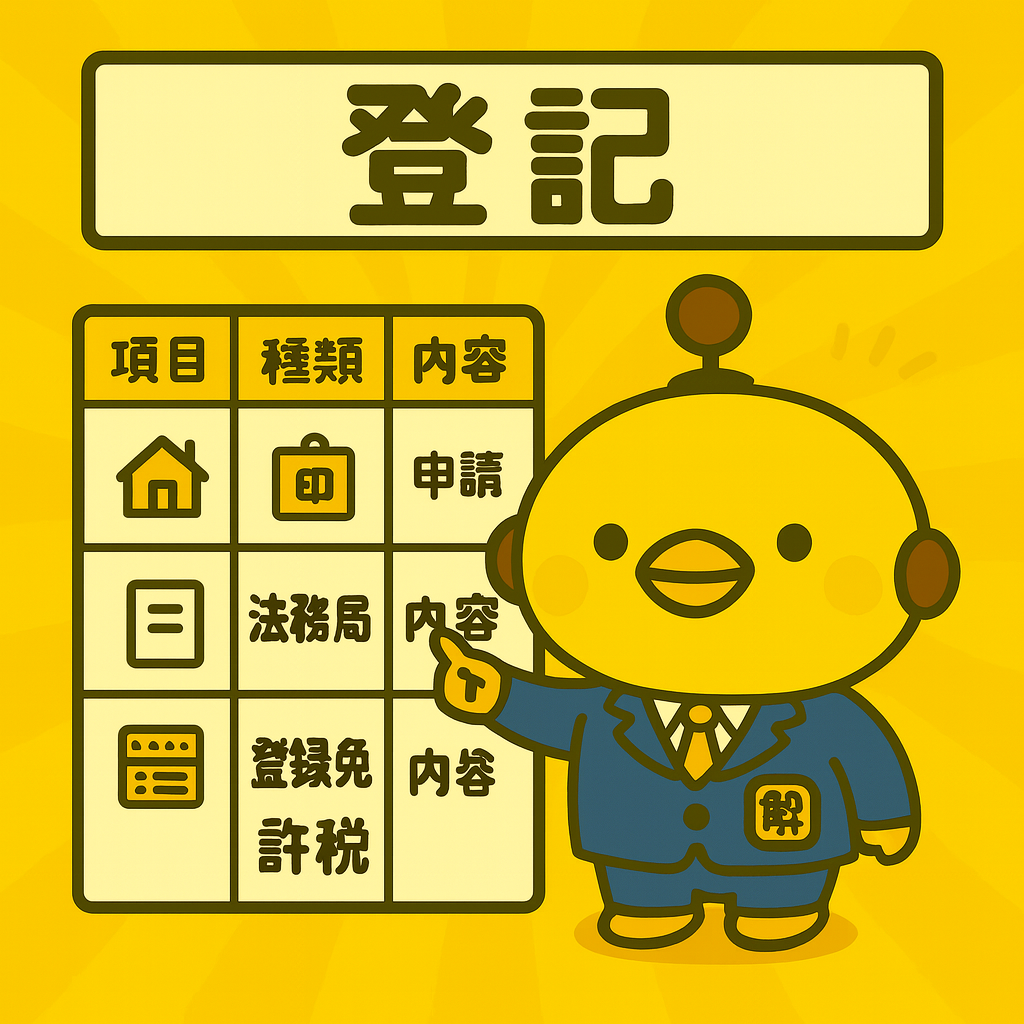 登記のイメージ