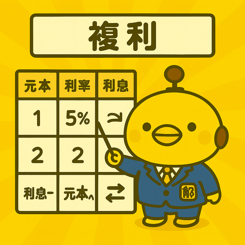 複利制度のイメージ