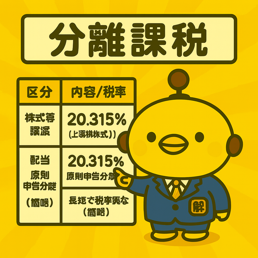 分離課税のイメージ