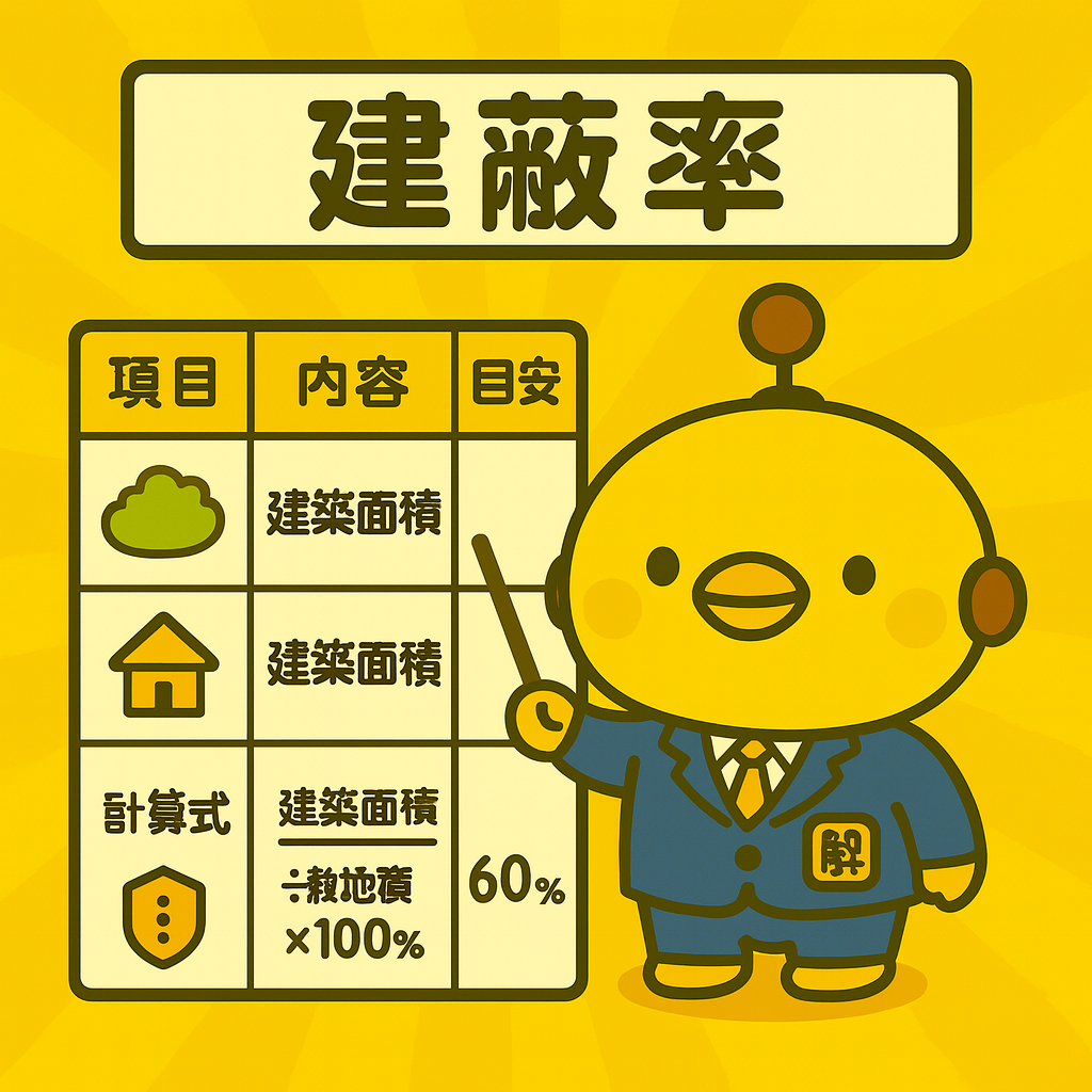 建蔽率のイメージ