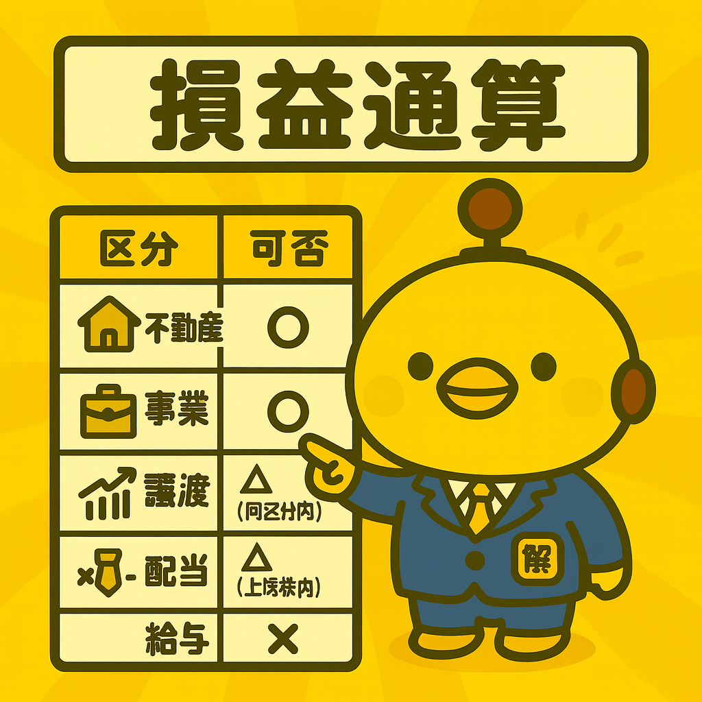 損益通算のイメージ