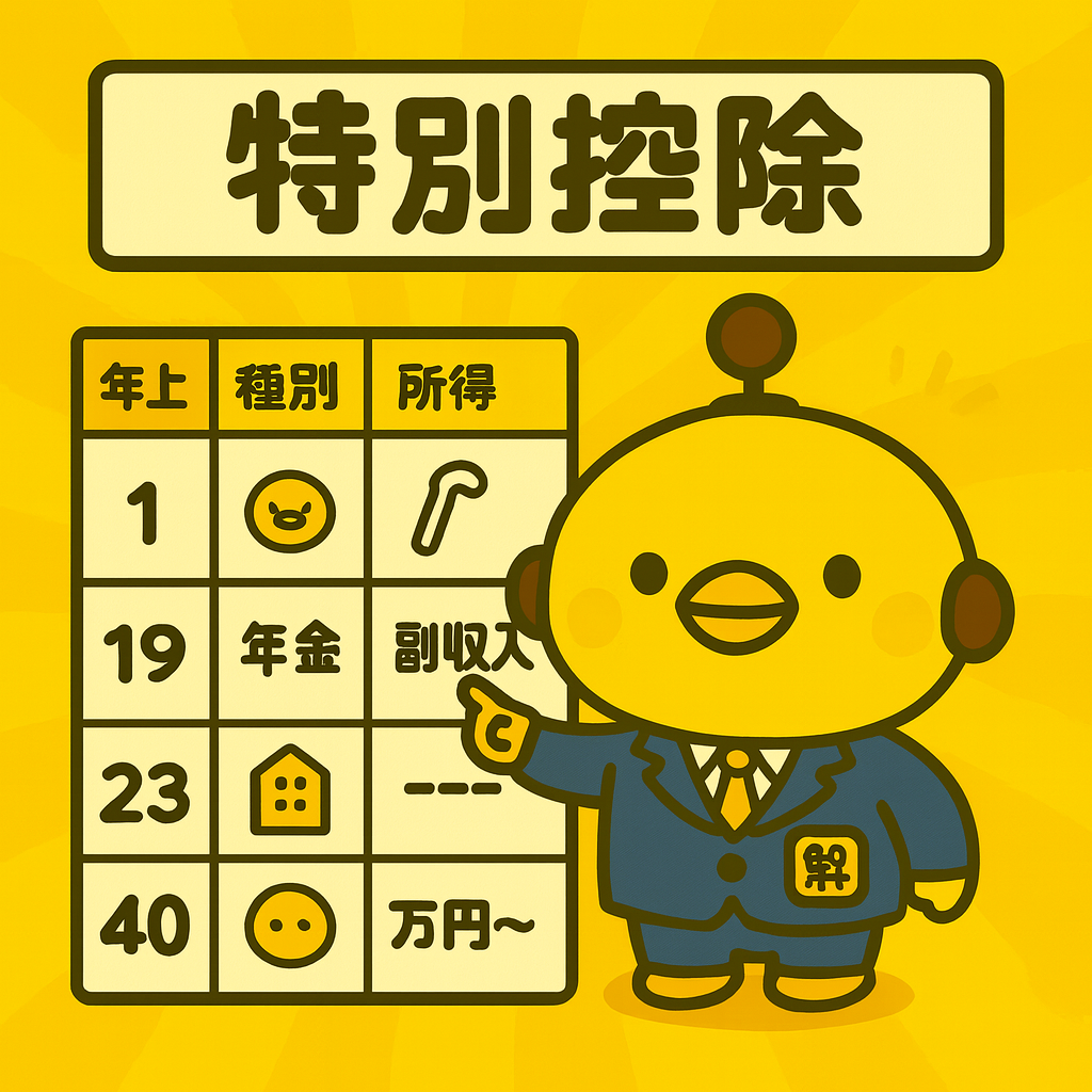 特別控除のイメージ