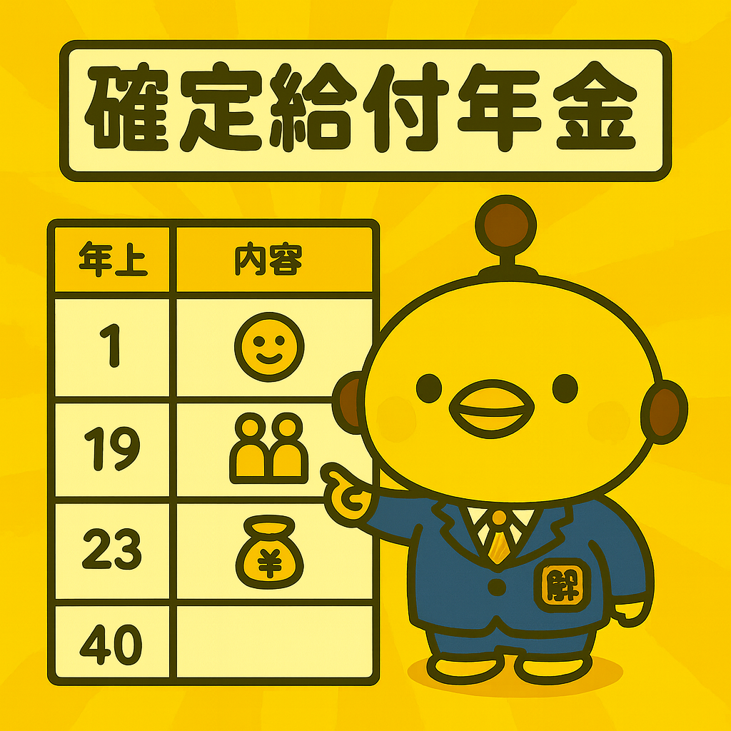 確定給付企業年金(DB)のイメージ