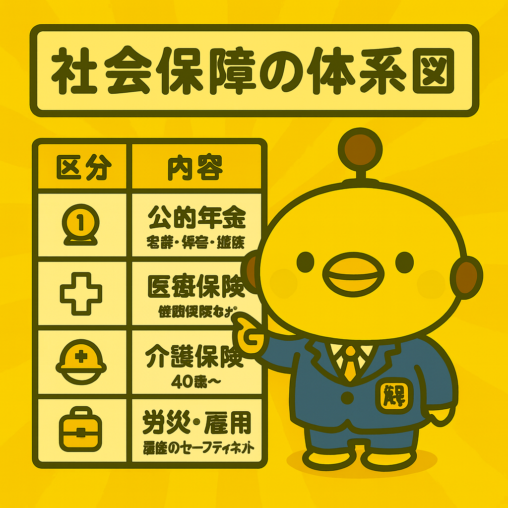 社会保障制度の体系のイメージ