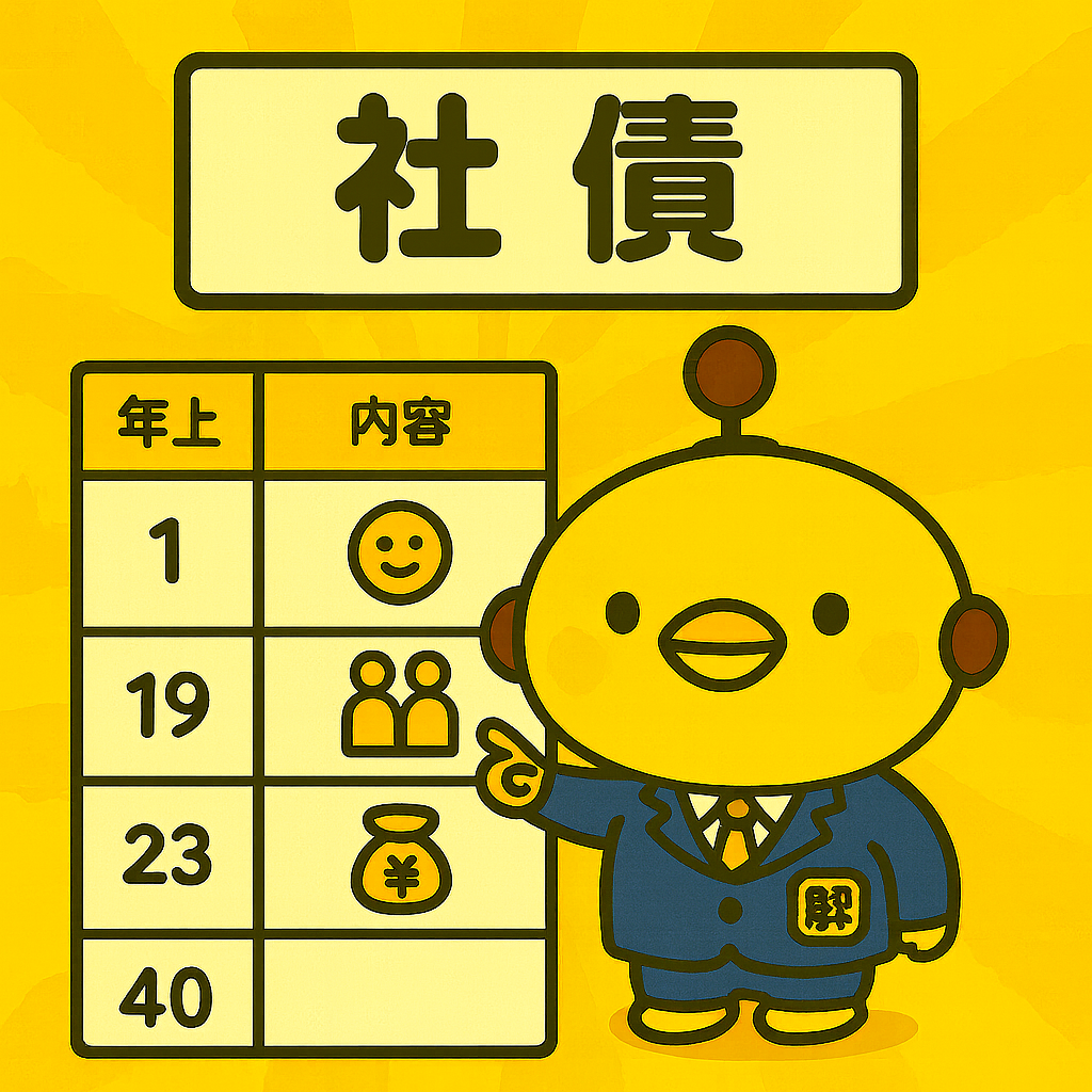 社債制度のイメージ