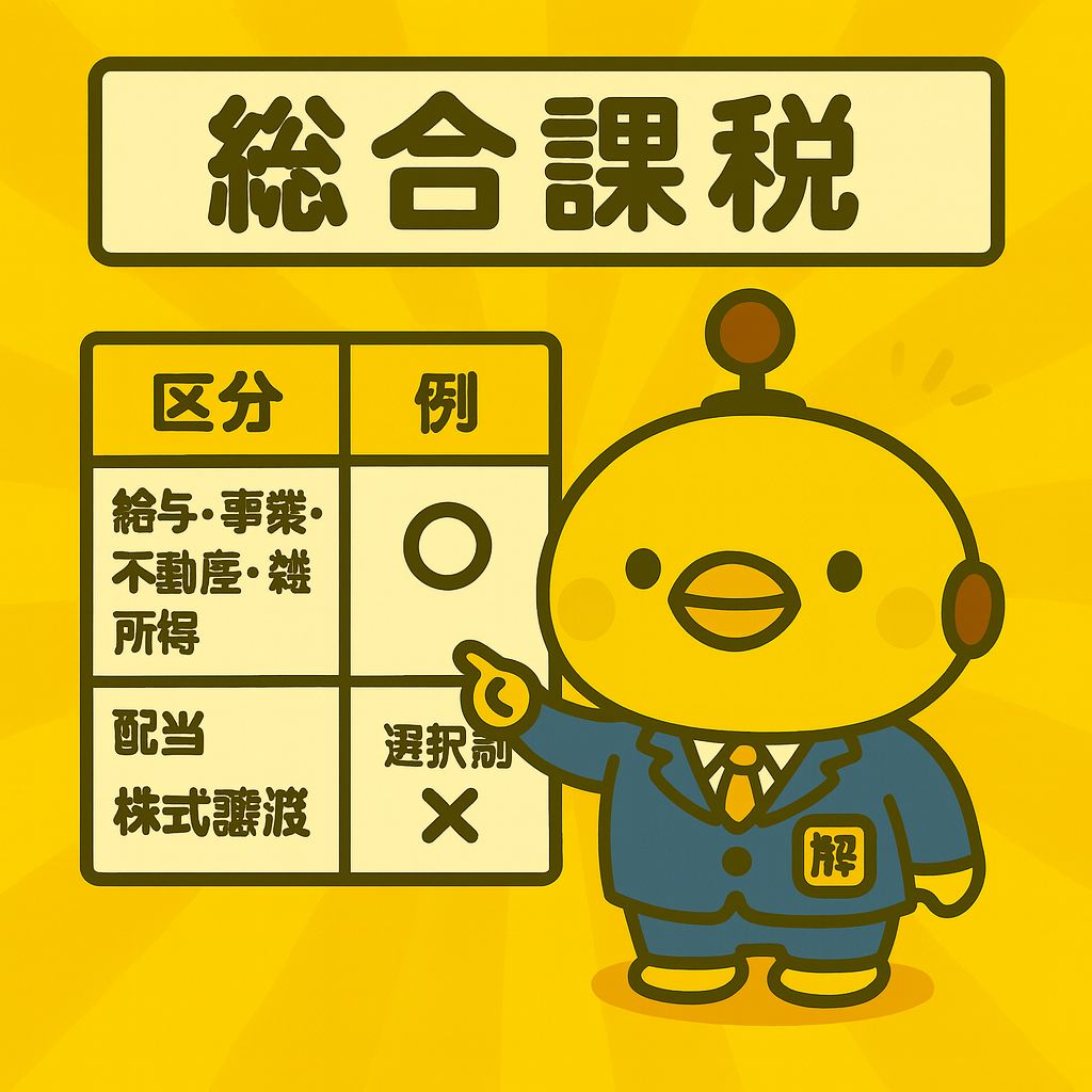 総合課税のイメージ