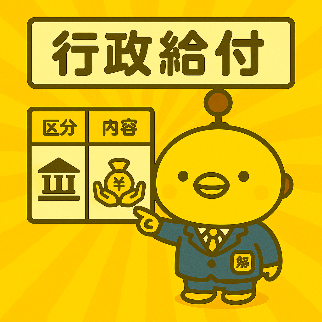 行政給付のイメージ