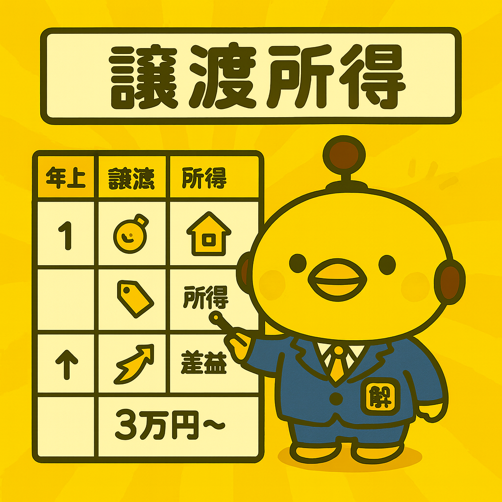 譲渡所得のイメージ