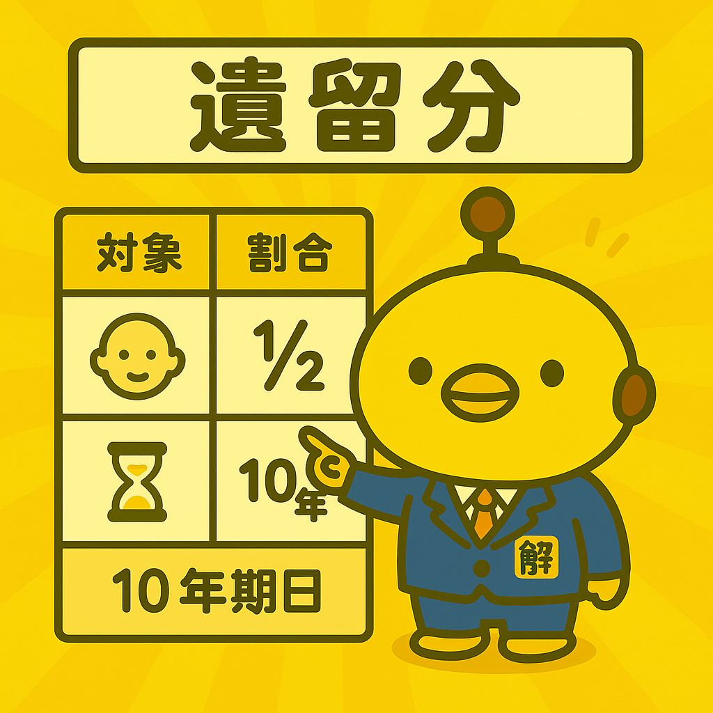 遺留分のイメージ