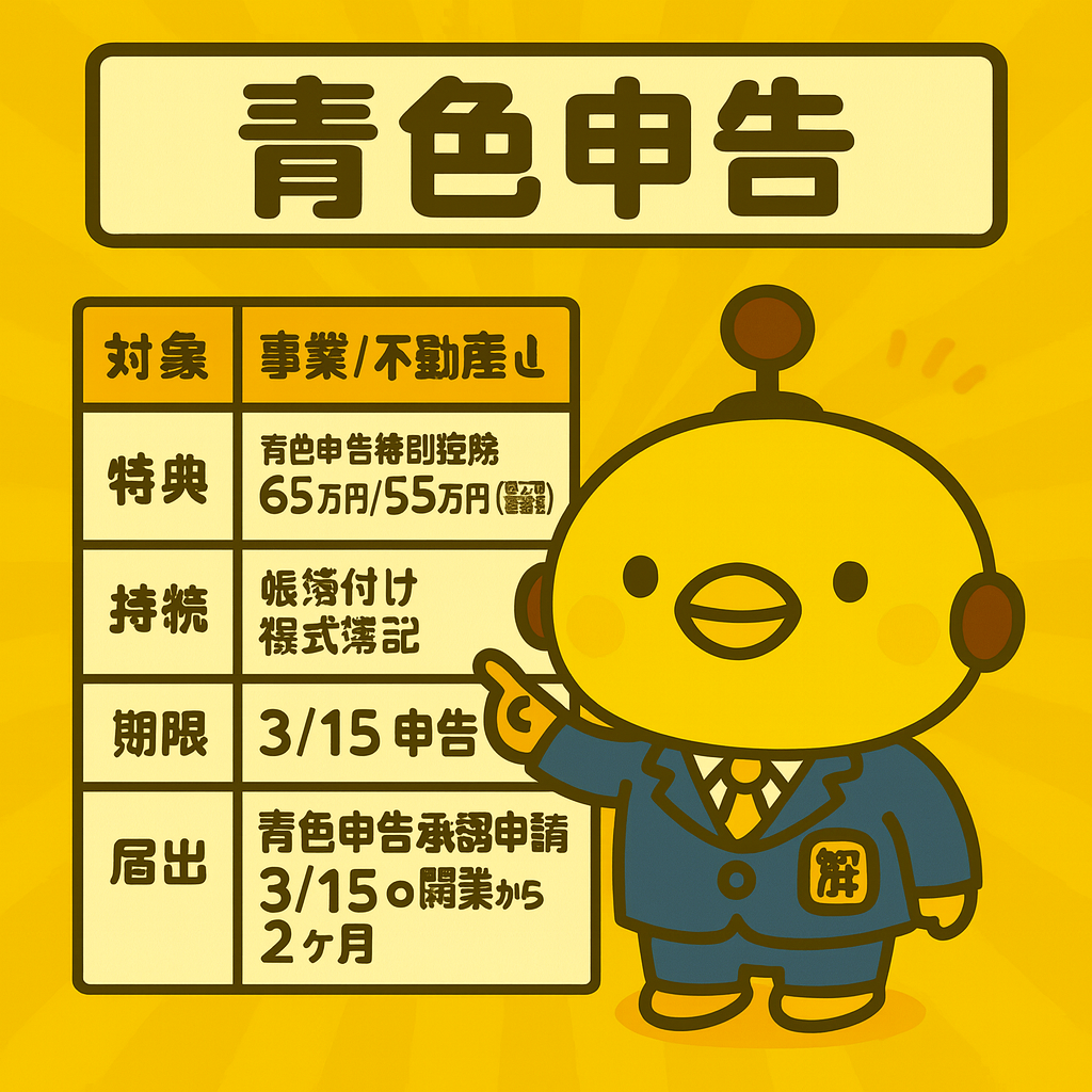 青色申告のイメージ