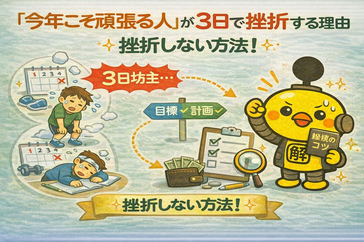 3日坊主克服ガイド