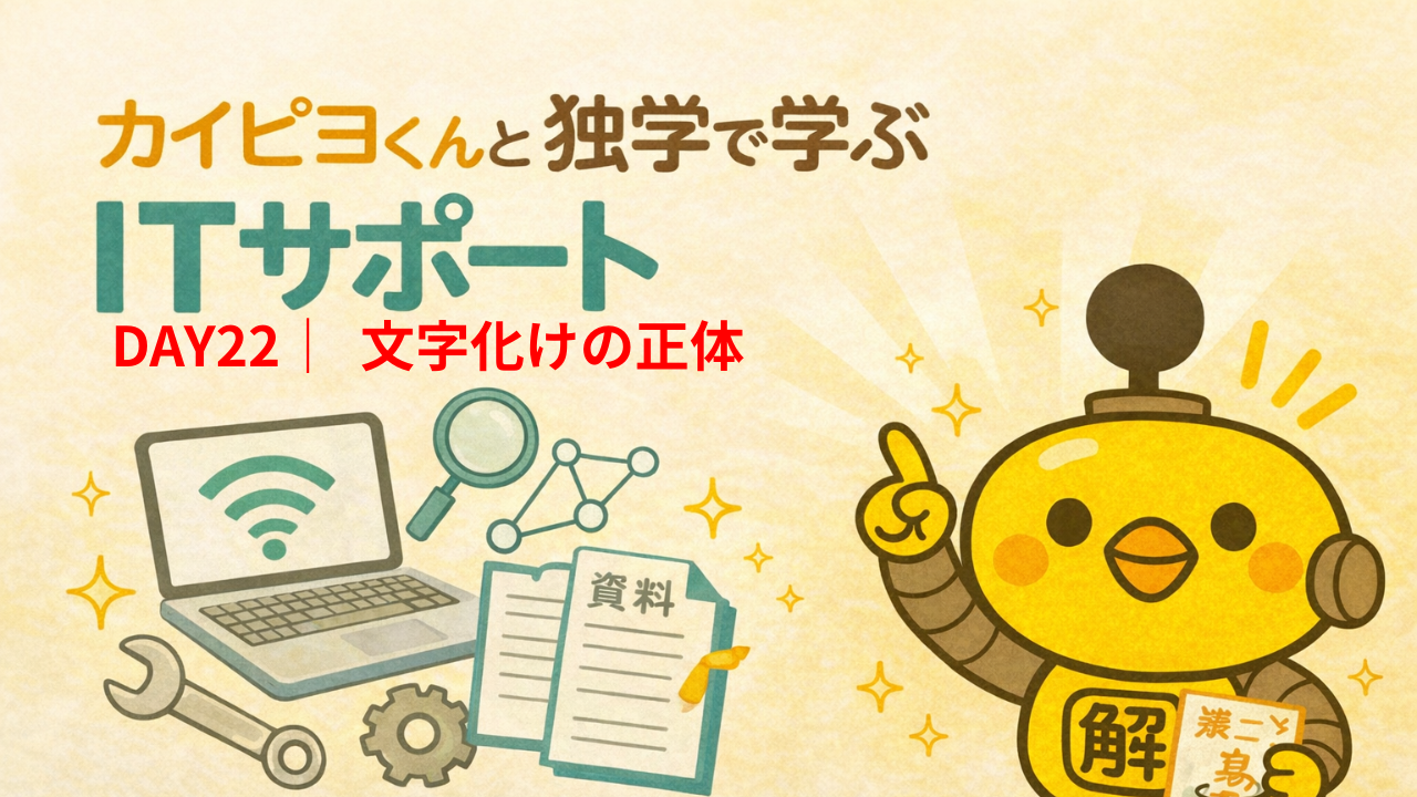 ITサポート独学 DAY22