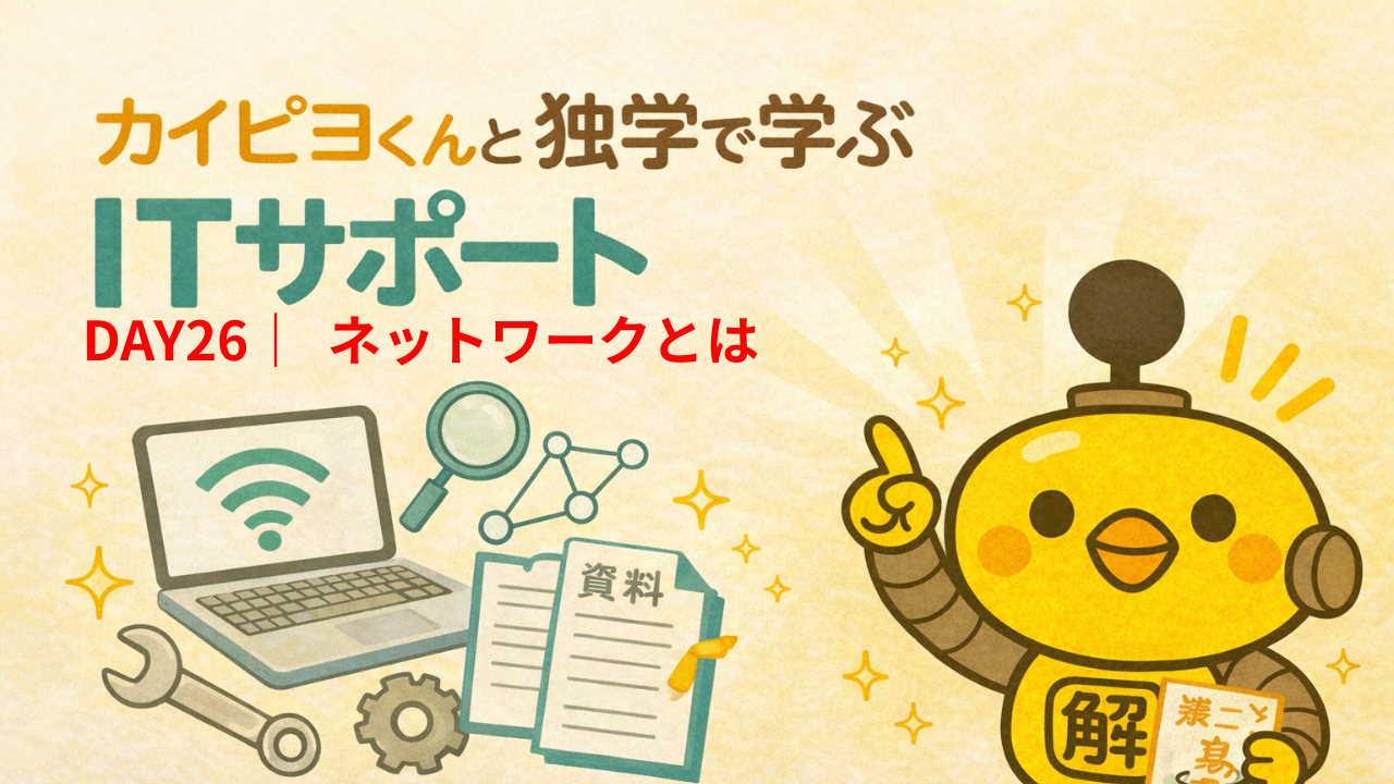ITサポート独学 DAY26