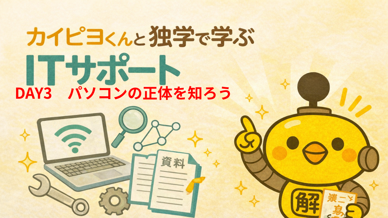 ITサポート独学 DAY3