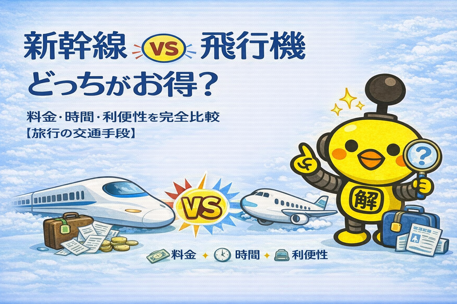 新幹線VS飛行機ガイド
