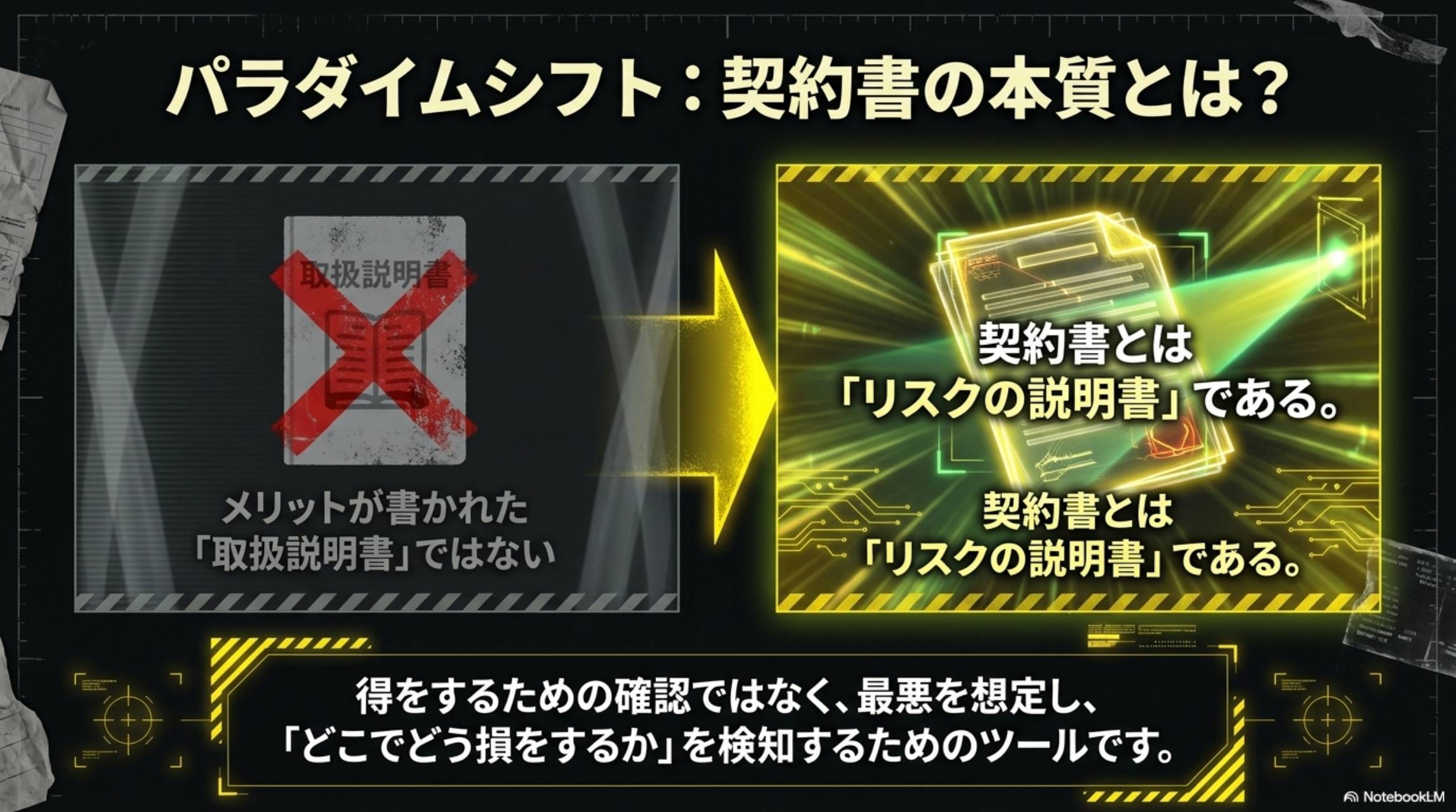 パラダイムシフト：契約書の本質とは？