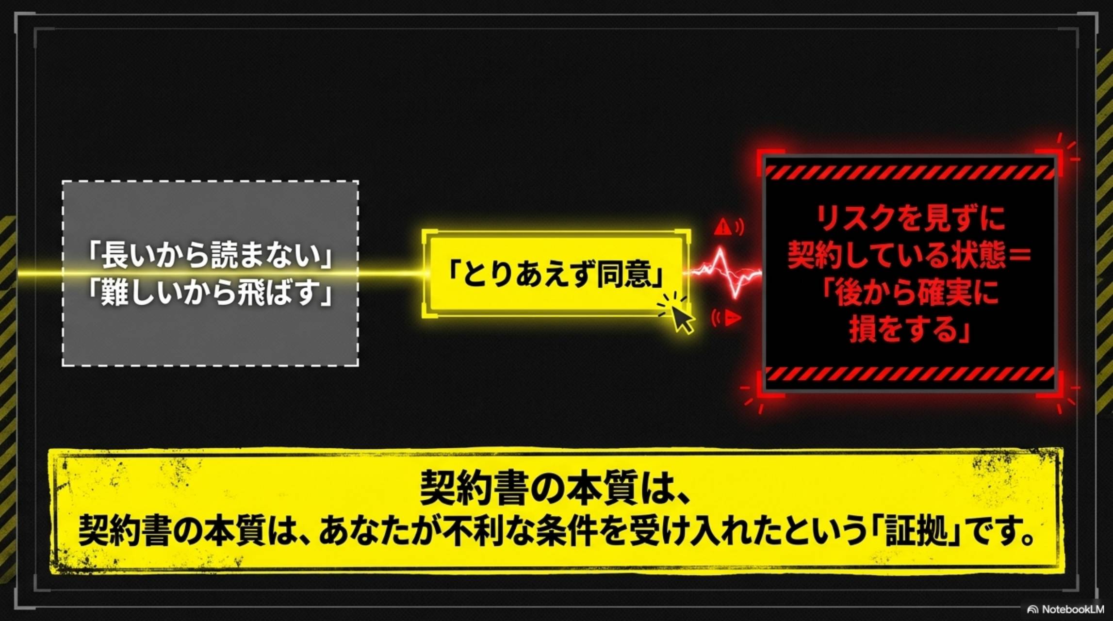 「とりあえず同意」が後から確実に損をする