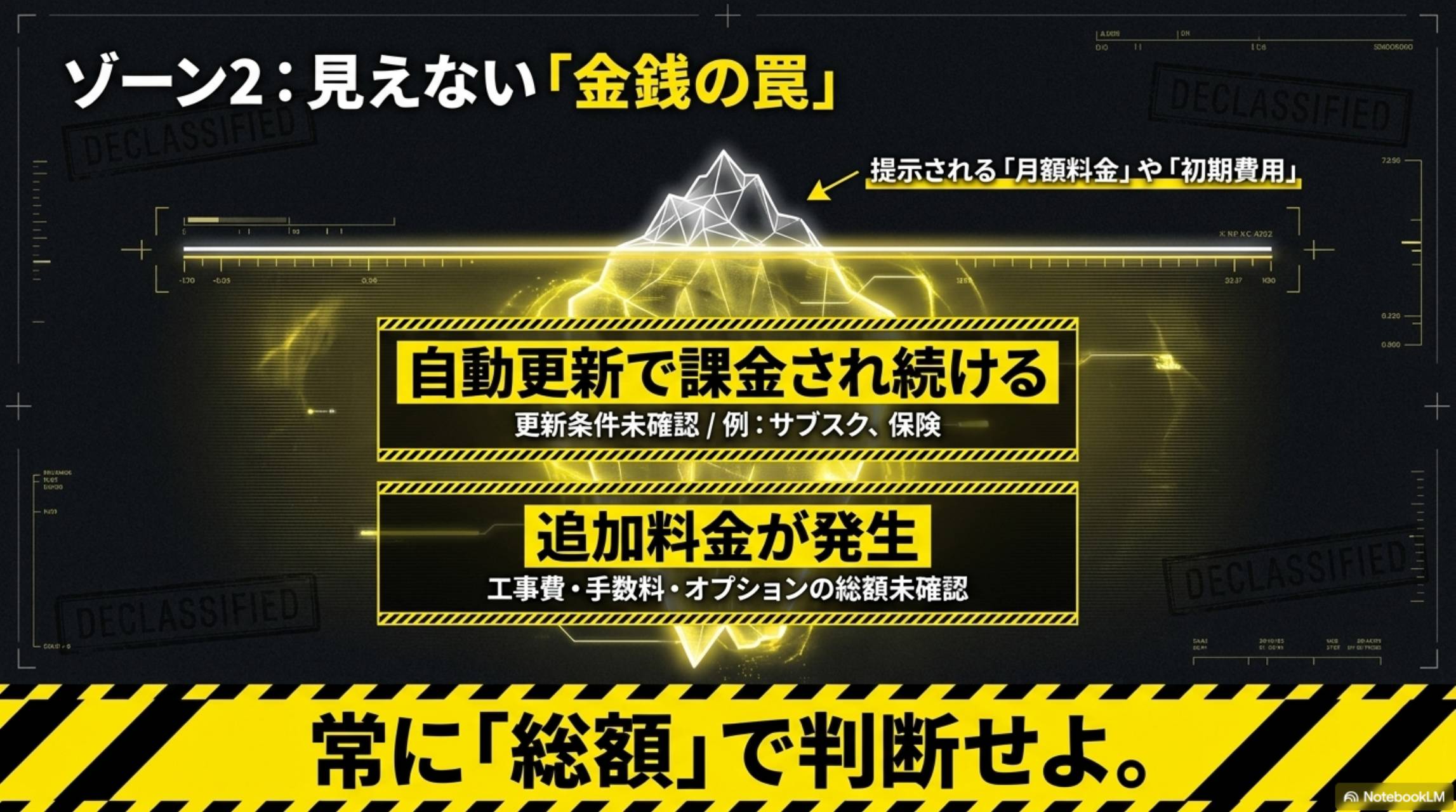 ゾーン2：見えない「金銭の罠」