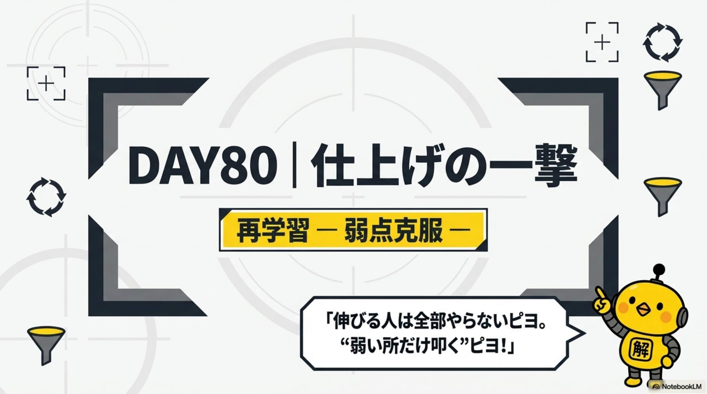 ITサポート独学 DAY80 仕上げの一撃 再学習 弱点克服