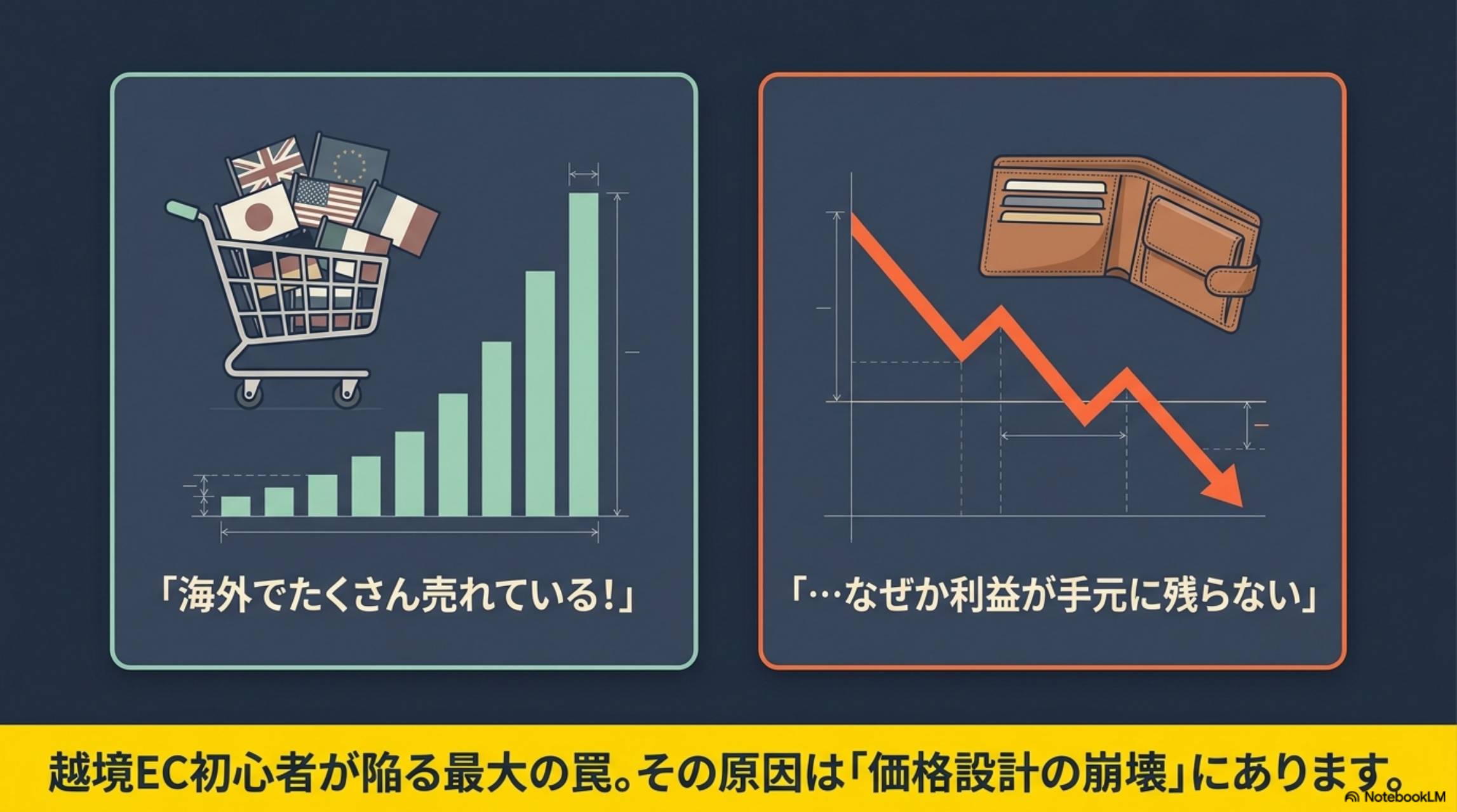 海外でたくさん売れているのに利益が手元に残らない — 越境EC初心者が陥る最大の罠