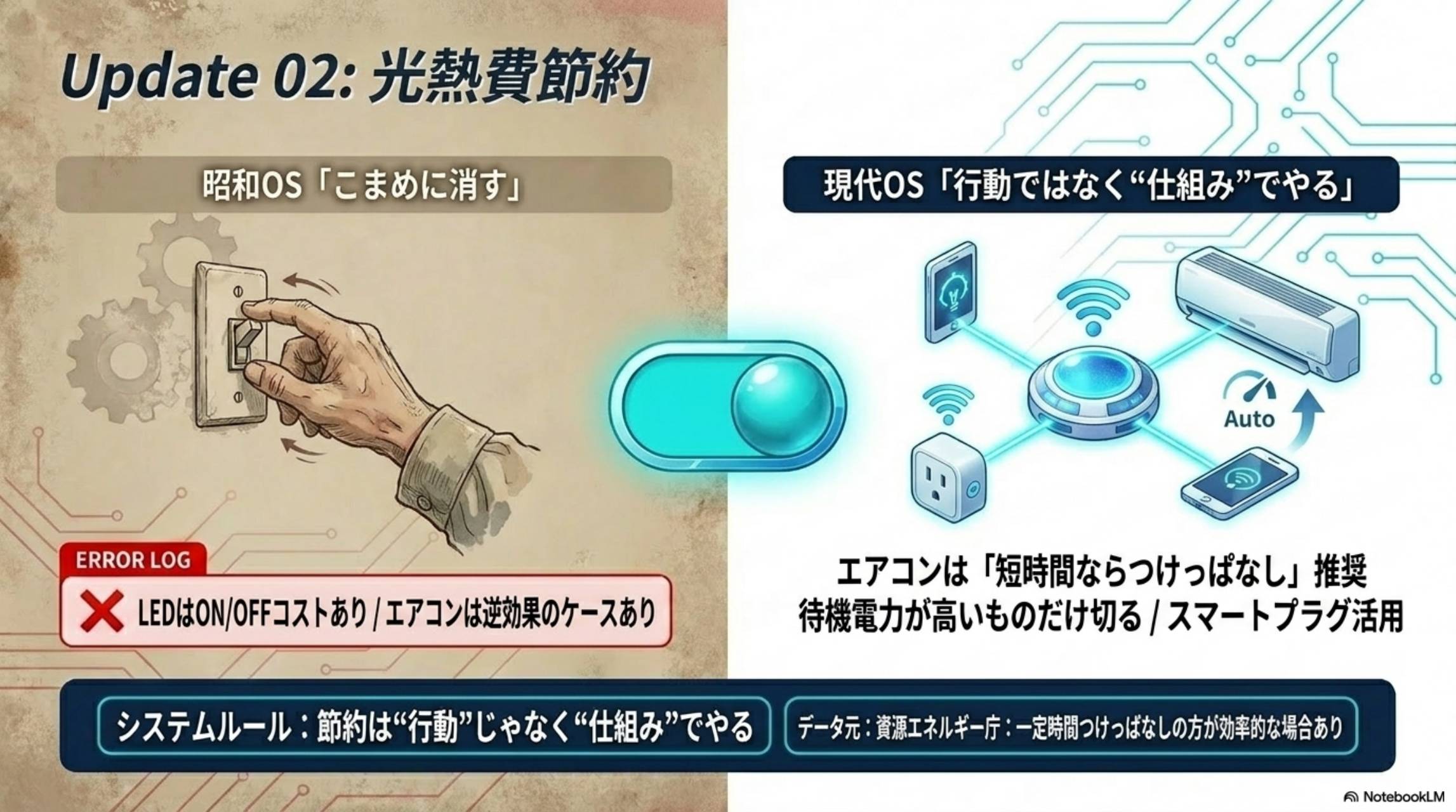 Update02：光熱費節約