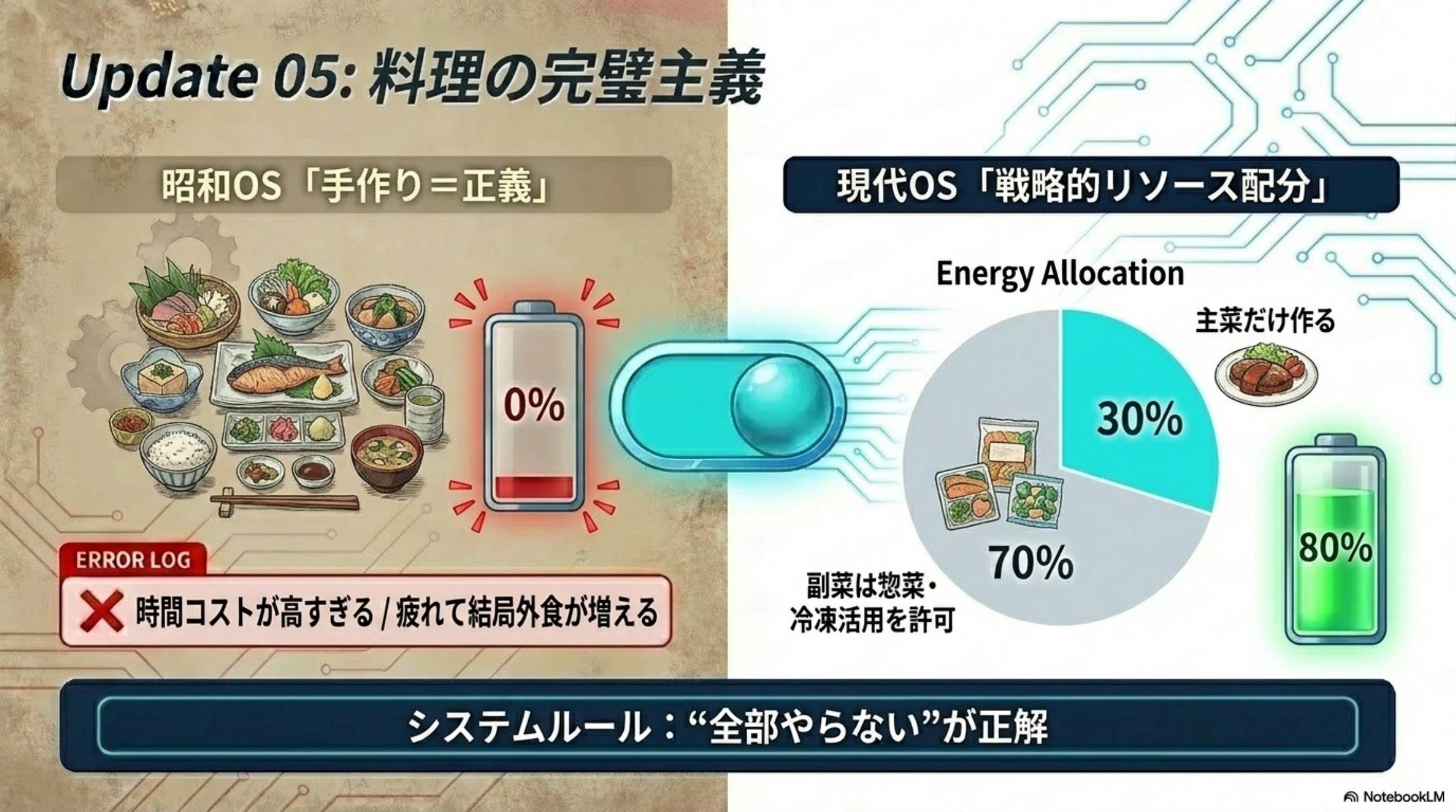 Update05：料理の完璧主義