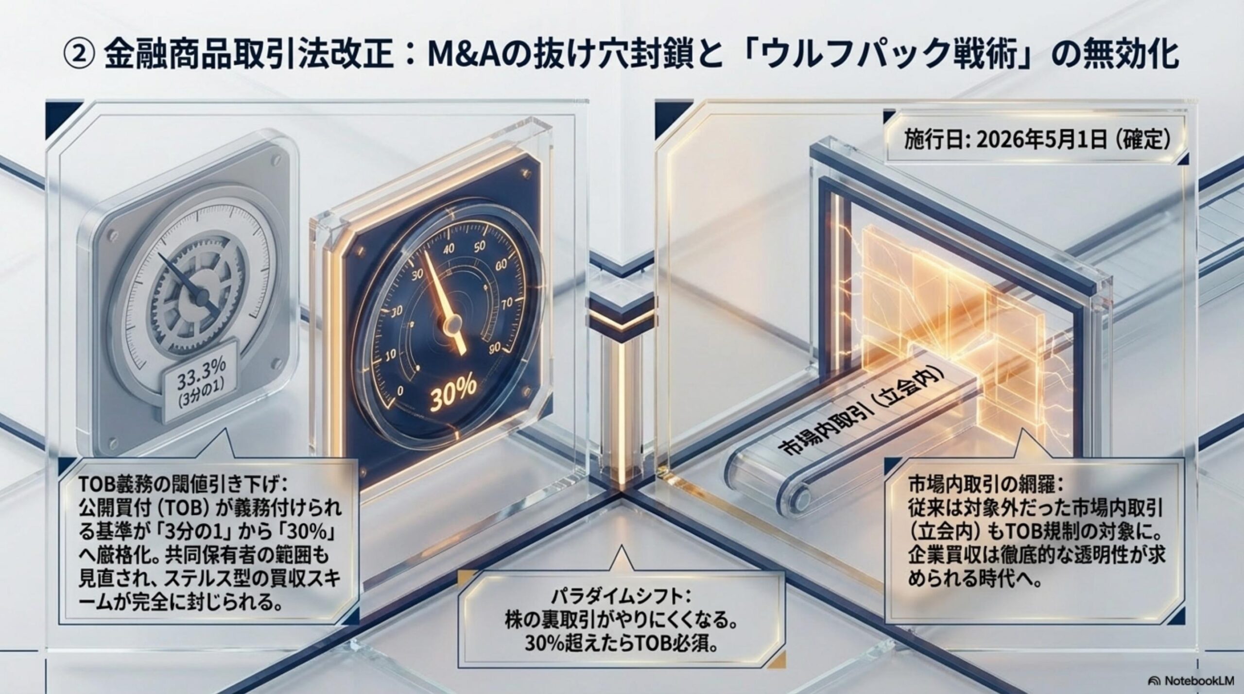薬機法改正の変化対比。変更前（省令・努力義務）：複数個購入も黙認・確認作業は任意・オンライン販売は基本禁止。変更後（法律・法的義務）：若年者への販売制限・複数個購入時の理由確認が義務・他店での購入状況の確認義務・要指導医薬品のオンライン販売一部解禁。自由購入から管理購入へ。ただし利便性向上面も同時進行