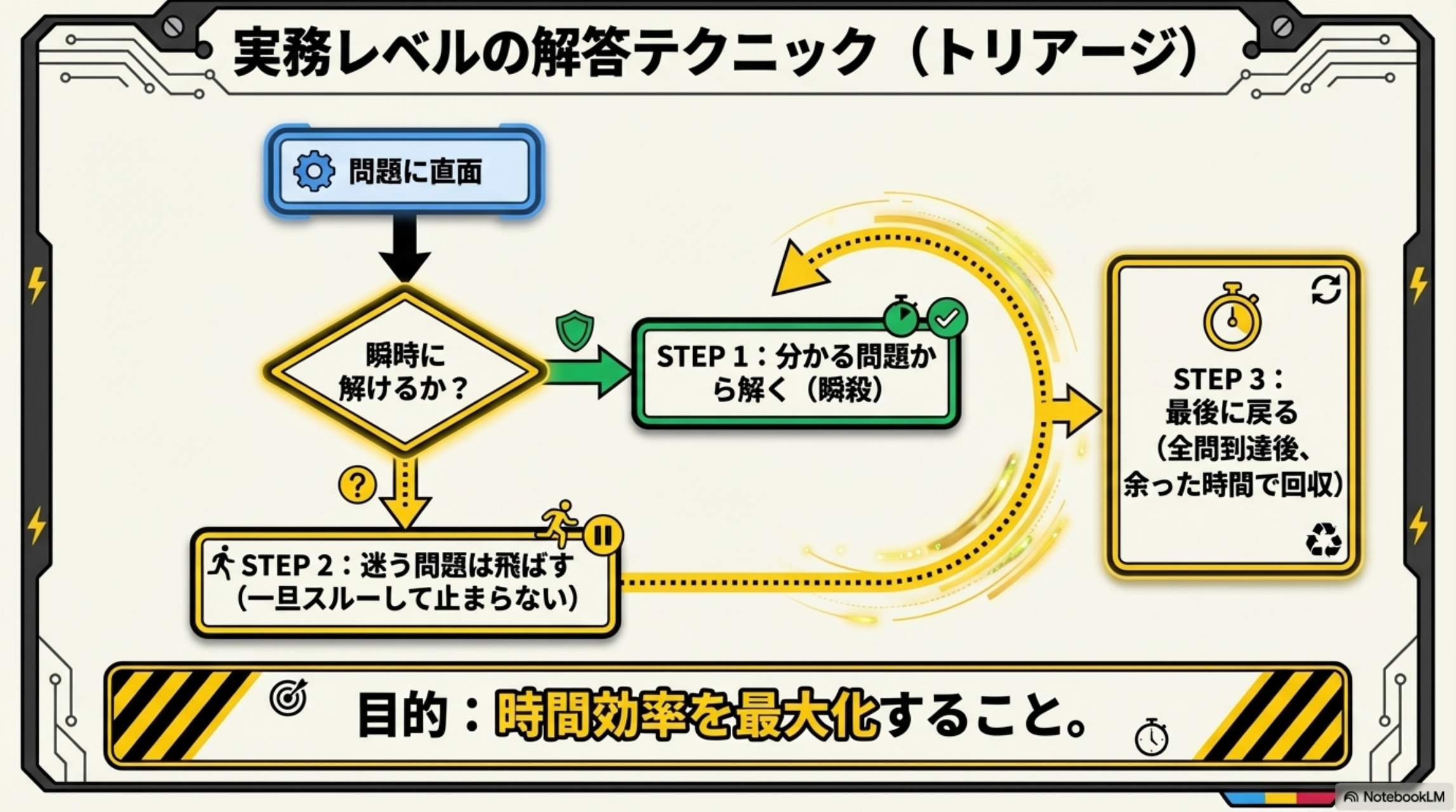 実務レベルの解答テクニック（トリアージ）