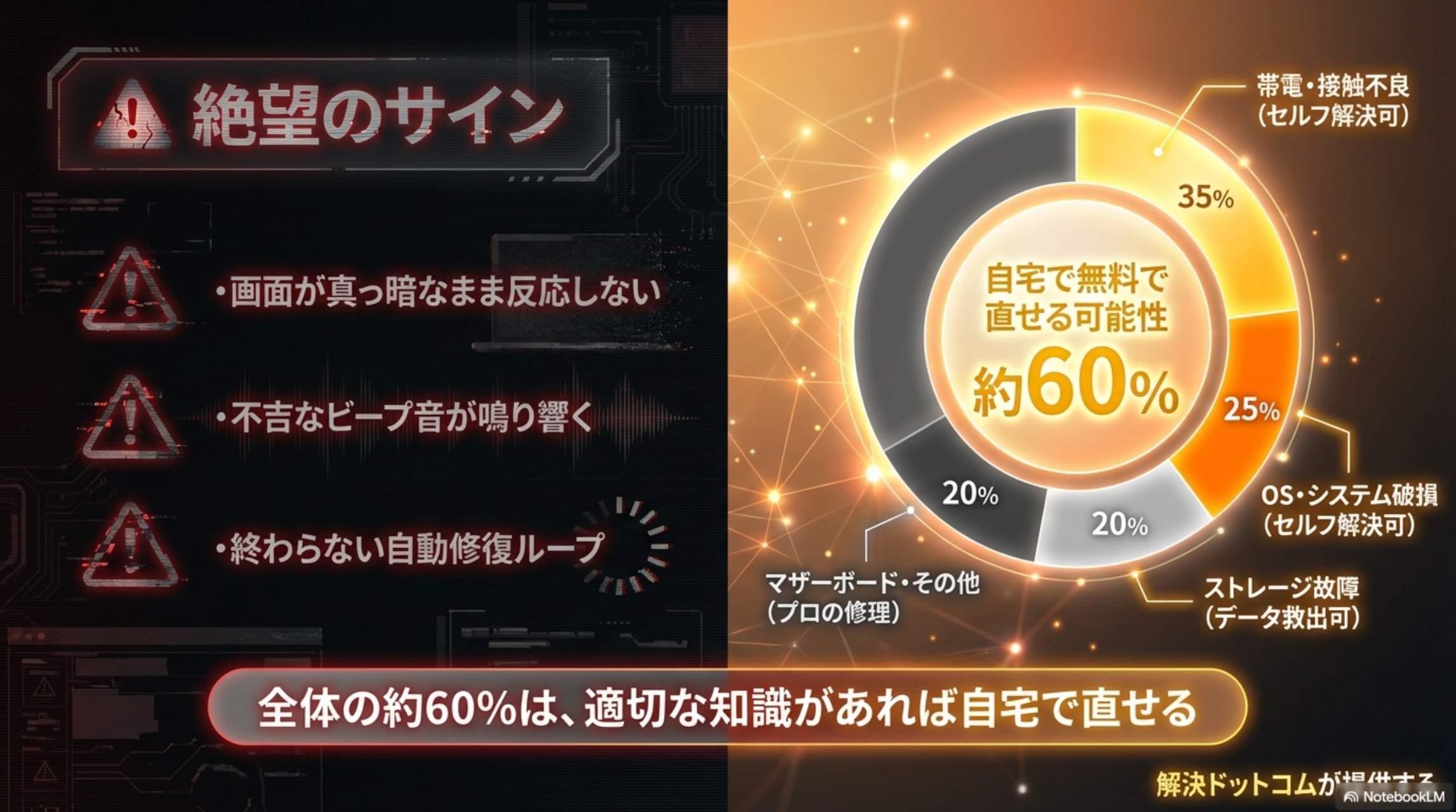 絶望のサインと統計データ