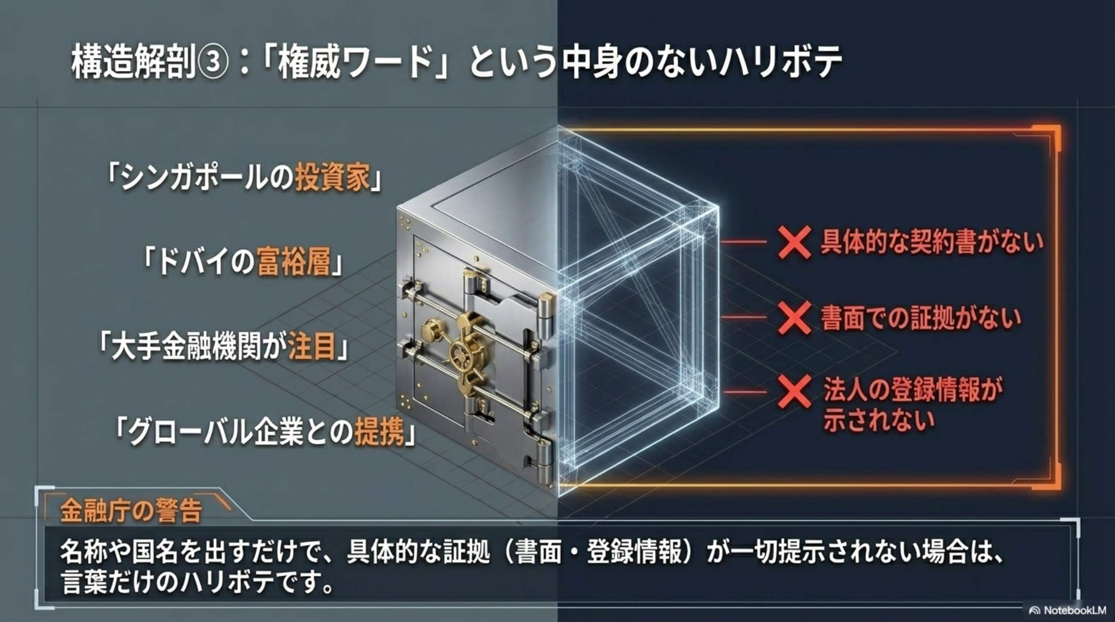 危険ポイント2：高リターン・低リスク・短期間の3つは絶対に両立しない