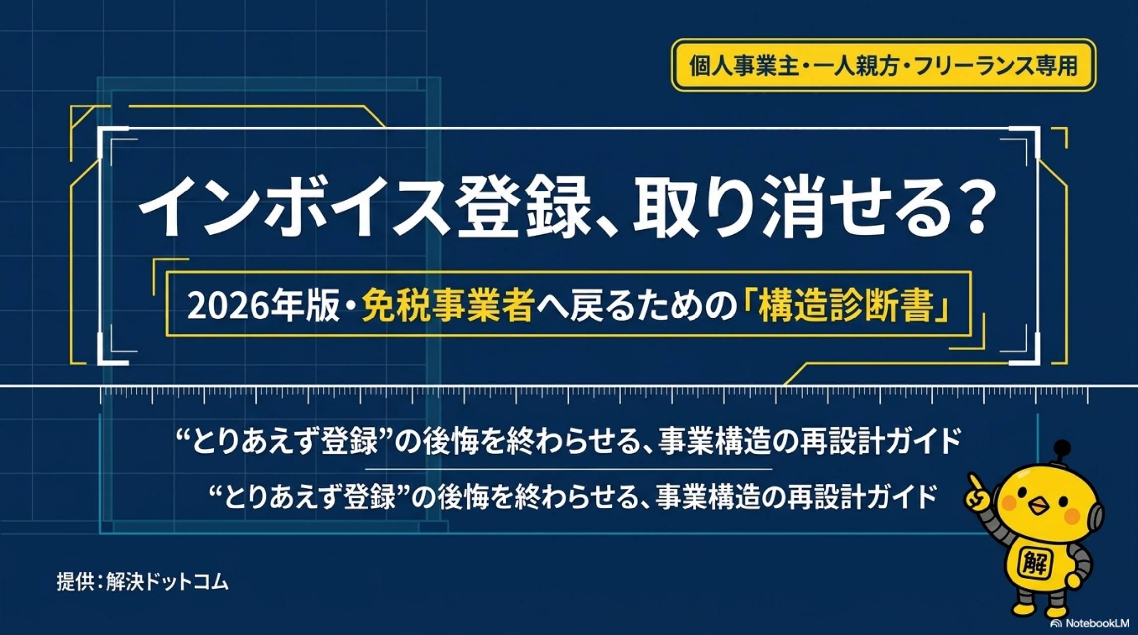 インボイス登録、取り消せる？2026年版・免税事業者へ戻るための構造診断書