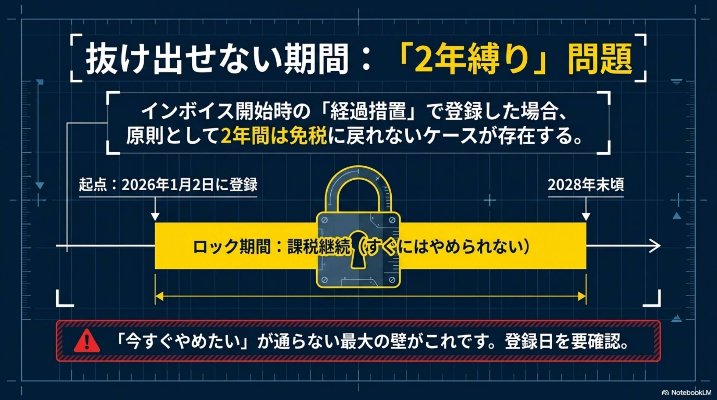 抜け出せない期間：2年縛り問題