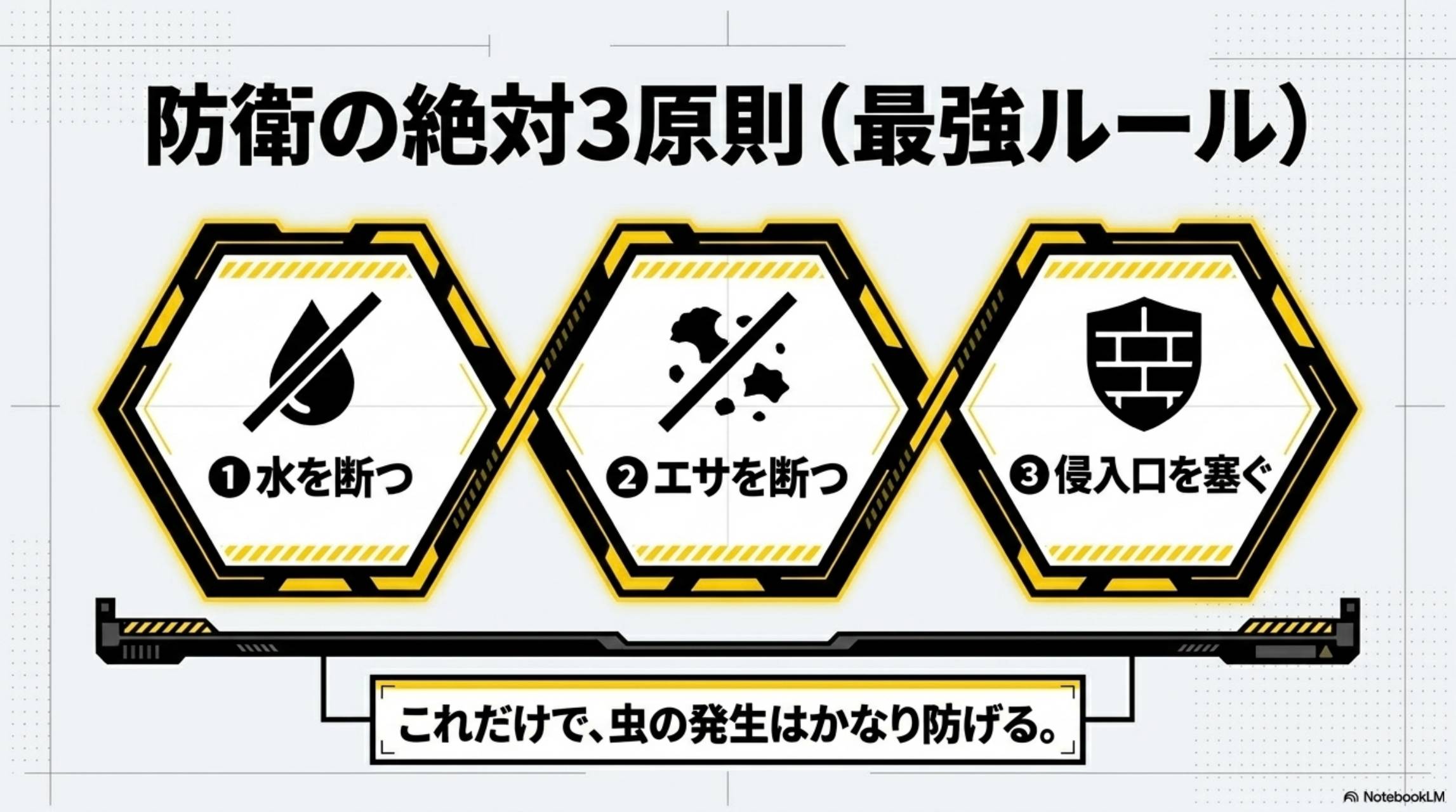 防衛の絶対3原則 最強ルール