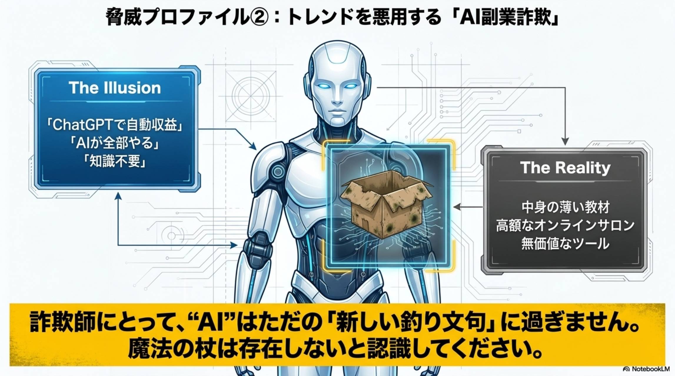 AI副業詐欺：トレンドを悪用するIllusionとReality