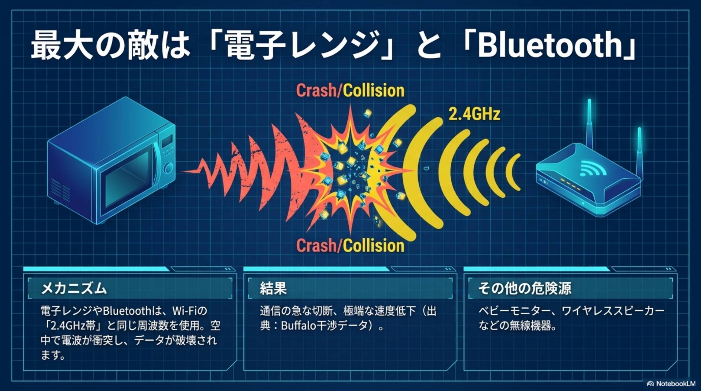 最大の敵は電子レンジとBluetooth