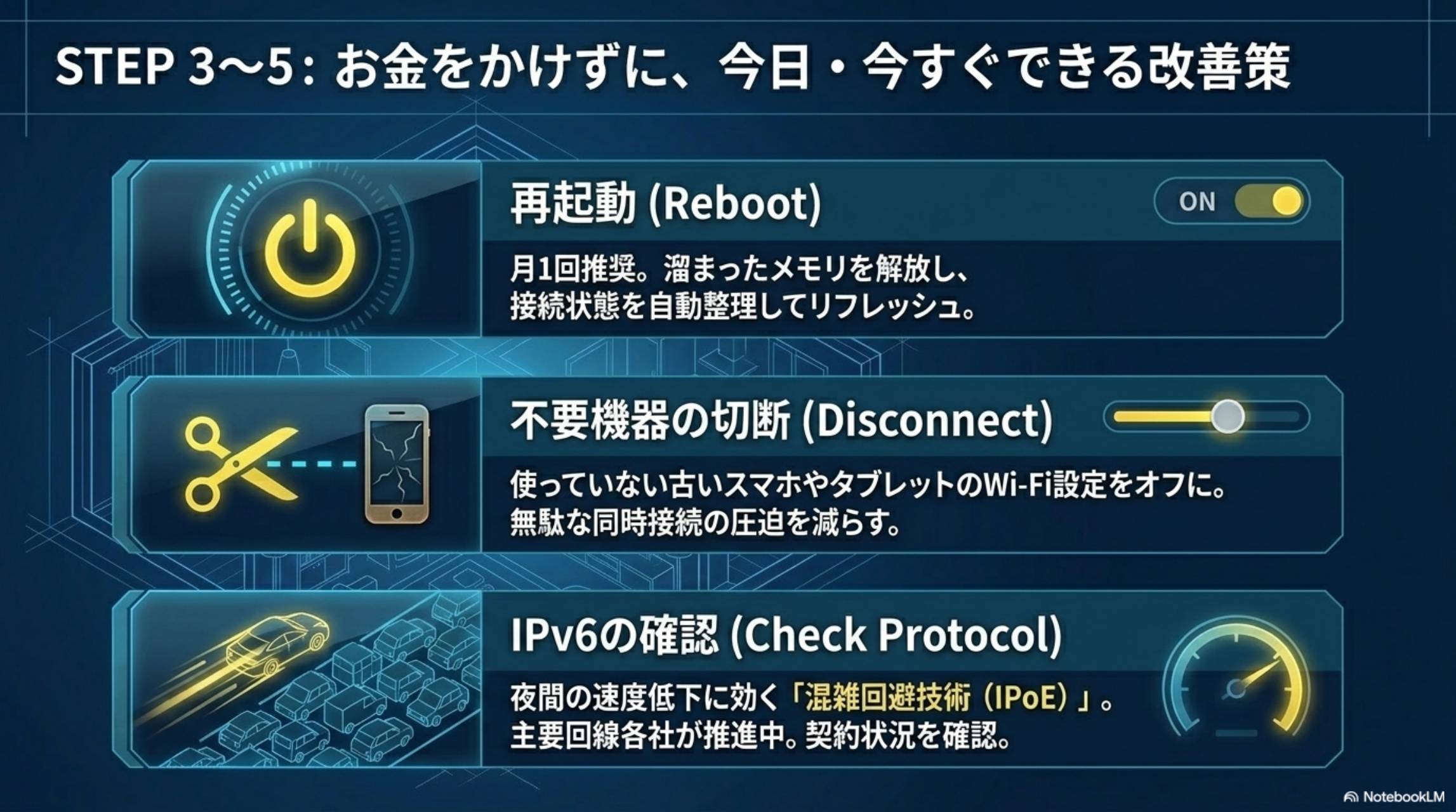 STEP3-5 お金をかけずに今日できる改善策