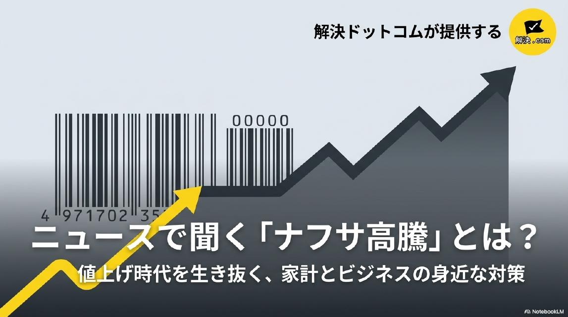 ニュースで聞く「ナフサ高騰」とは？値上げ時代を生き抜く、家計とビジネスの身近な対策｜解決ドットコムが提供する