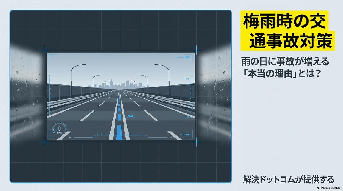 梅雨時の交通事故対策｜雨の日に事故が増える「本当の理由」とは？解決ドットコムが提供する