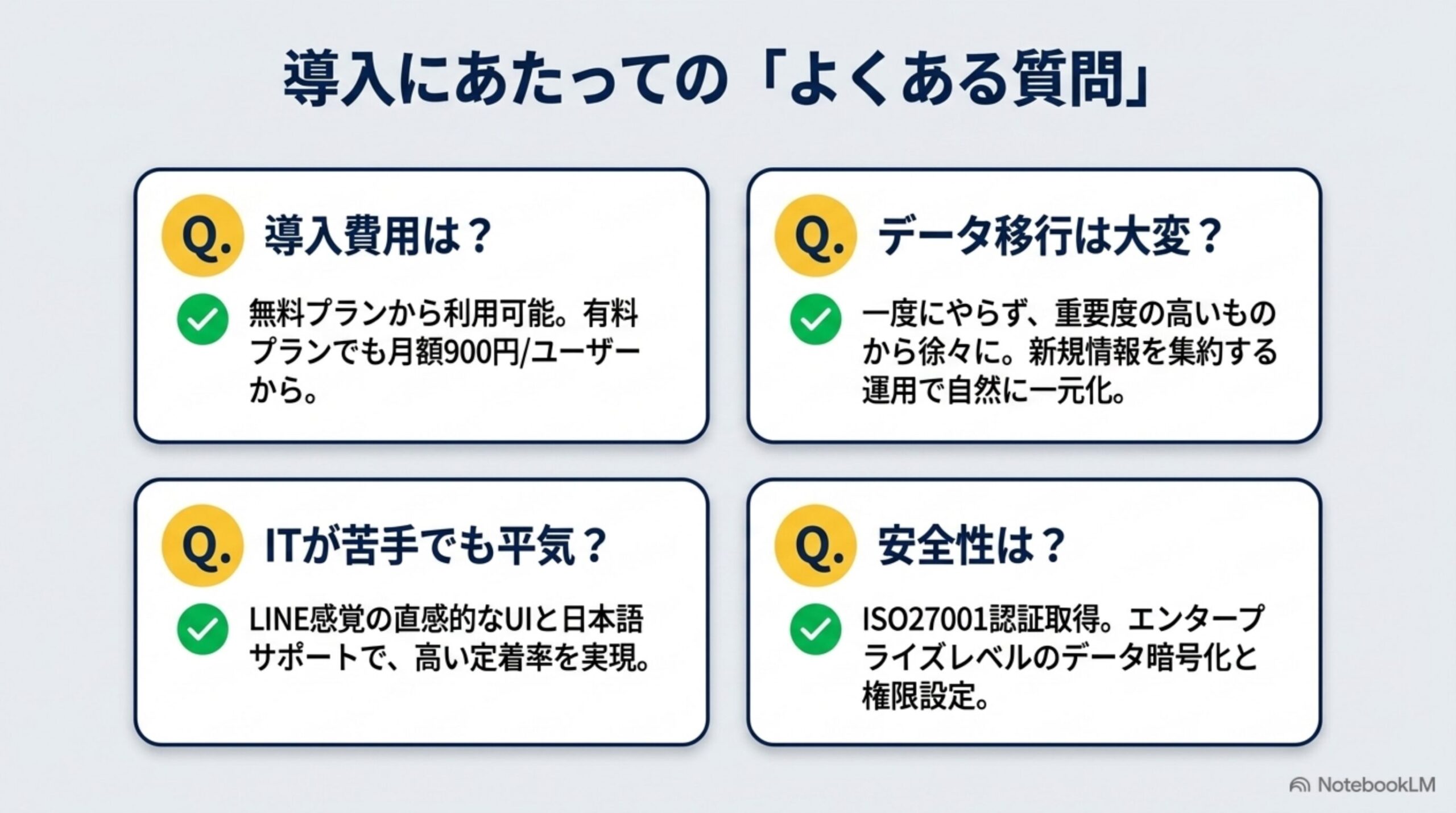Lark導入前に確認したい費用・移行・操作・セキュリティ
