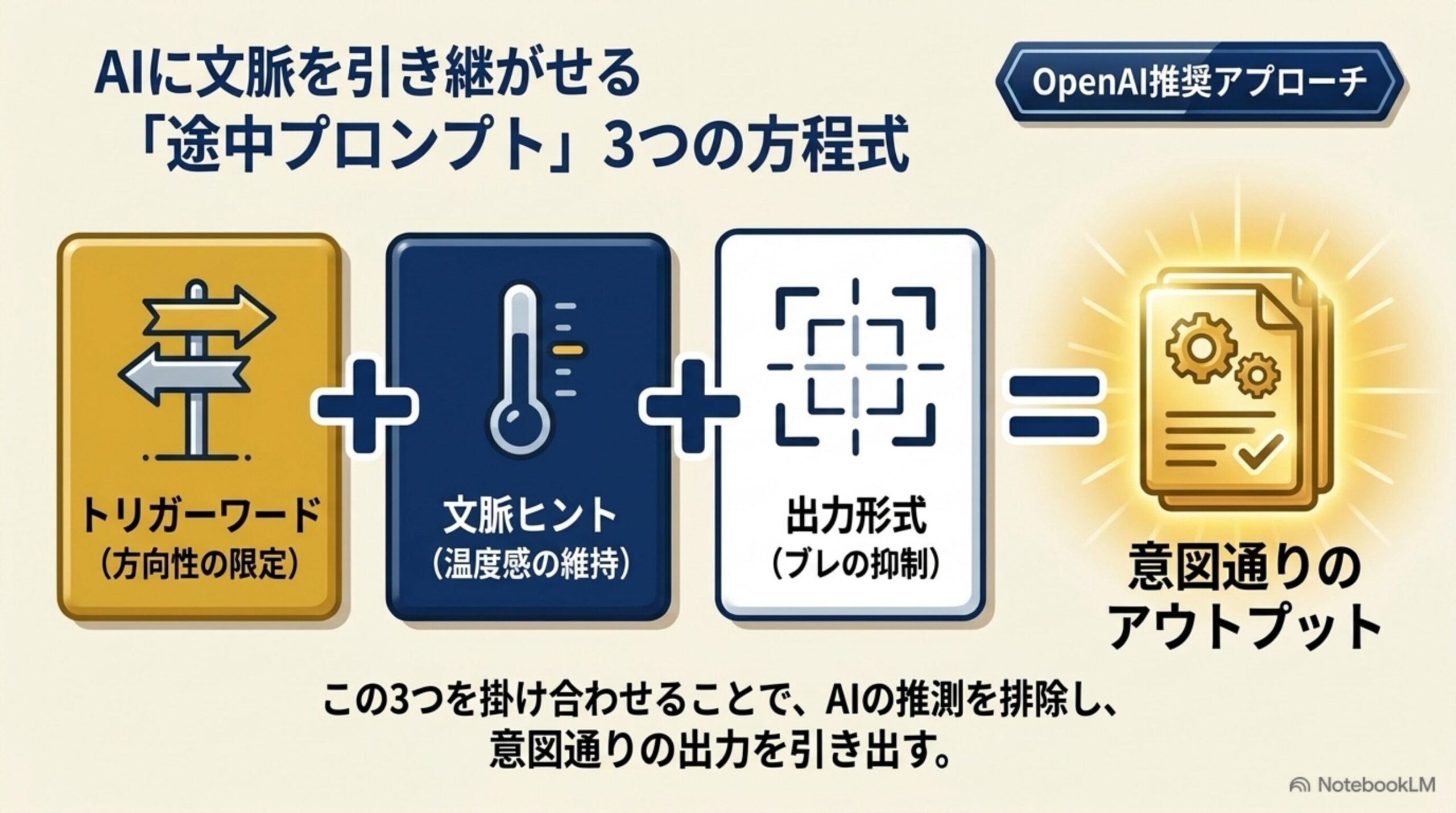 途中プロンプトの3原則―トリガーワード・文脈ヒント・出力形式